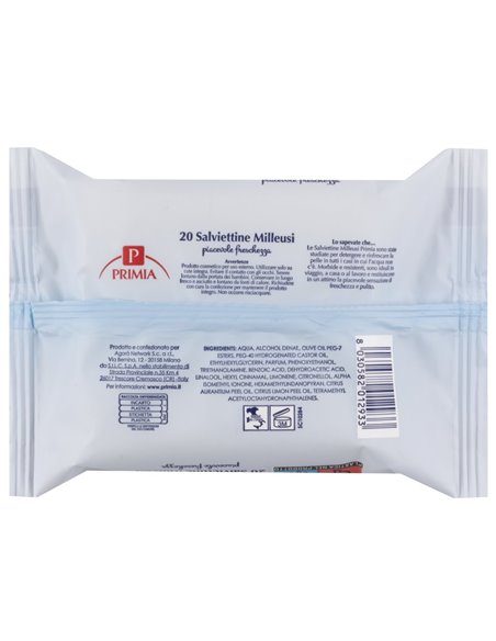 Salviette umidificate milleusi