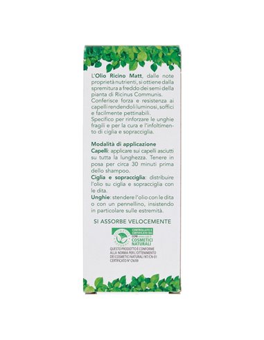 Olio di ricino Rinforzante