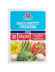 Sacchetti Freezer Medi 23x32 Cm