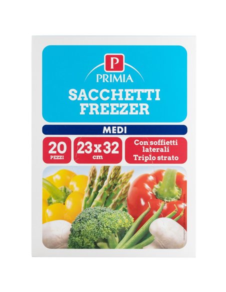 Sacchetti Freezer Medi 23x32 Cm
