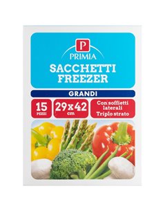 Sacchetti Freezer Grandi 29x42 Cm