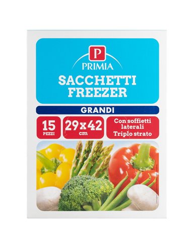 Sacchetti Freezer Grandi 29x42 Cm