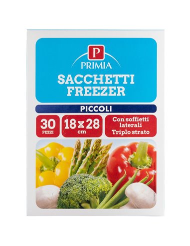 Sacchetti Freezer Piccoli 18x28 Cm