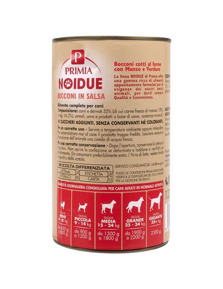 Bocconi In Salsa Per Cani Con Manzo E Verdure