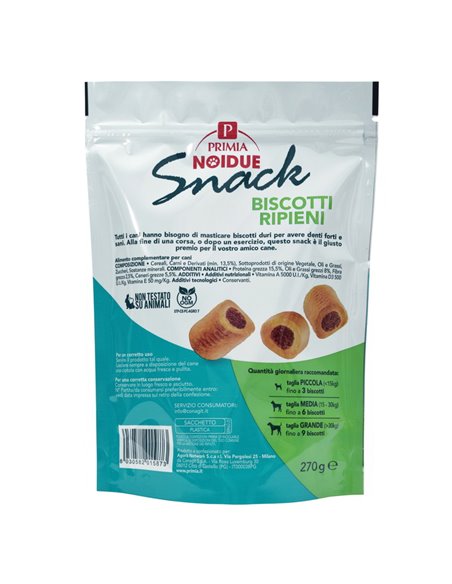 Snack Biscotti Ripieni Per Cani Con Carne