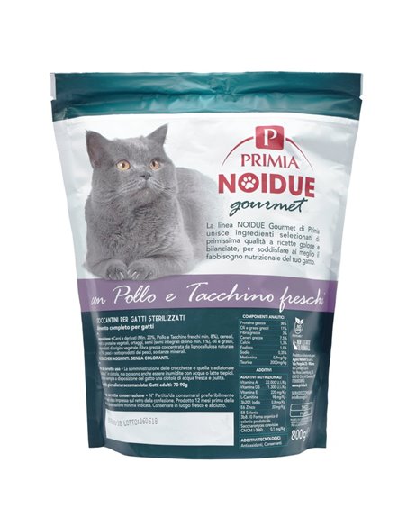 Croccantini Per Gatti Sterilizzati Con Pollo E Tacchino
