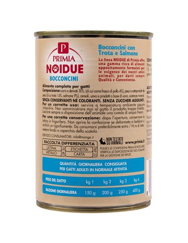 Bocconcini Per Gatti Con Trota E Salmone