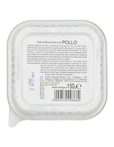 Paté & Bocconcini Per Cani Con Pollo