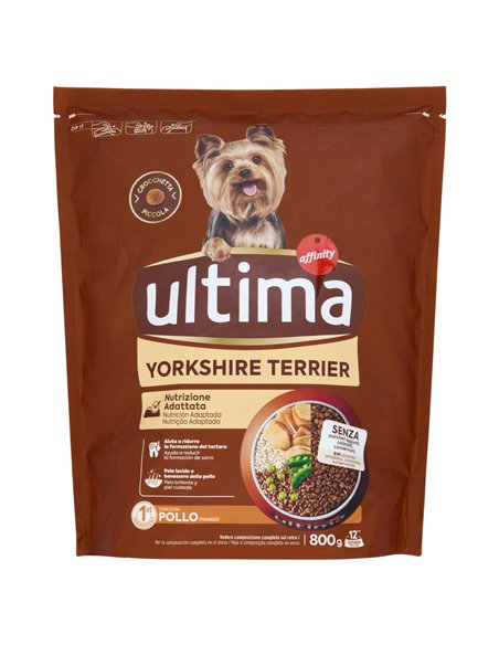 Alimento Completo Per Cani Yorkshire Terrier Con Pollo