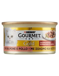 Dadini In Salsa Per Gatti Con Salmone E Pollo