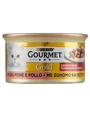 Dadini In Salsa Per Gatti Con Salmone E Pollo