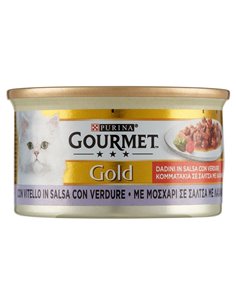 Dadini In Salsa Per Gatti Con Vitello In Salsa Con Verdure