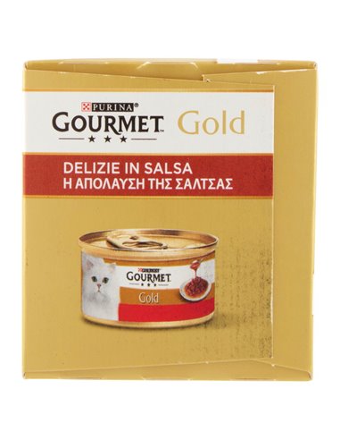 Delizie In Salsa Per Gatti Con Manzo, Con Pollo