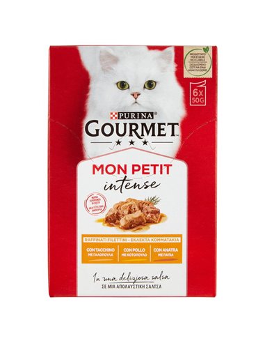 Alimento Per Gatti Con Anatra, Con Pollo, Con Tacchino