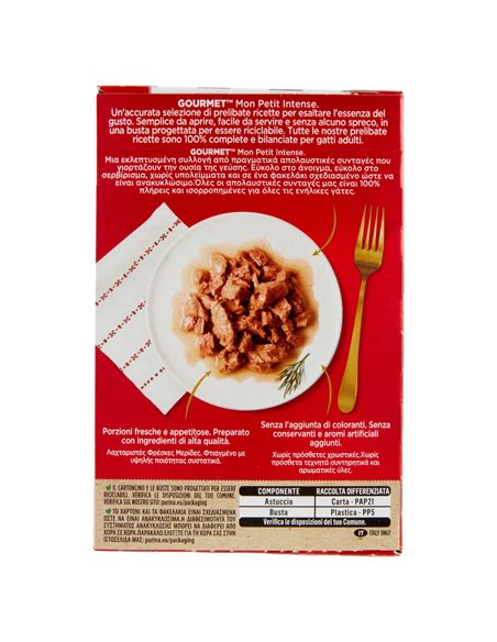 Alimento Per Gatti Con Anatra, Con Pollo, Con Tacchino