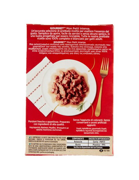 Alimento Per Gatti Con Tonno, Con Salmone, Con Trota