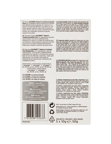 Exquisitee Puree Per Gatti Con Salmone