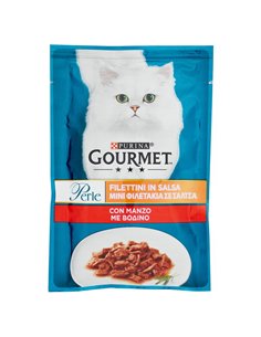 Filettini In Salsa Per Gatti Con Manzo