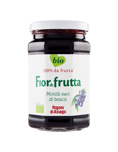 Confettura bio Fior di Frutta mirtilli neri di bosco