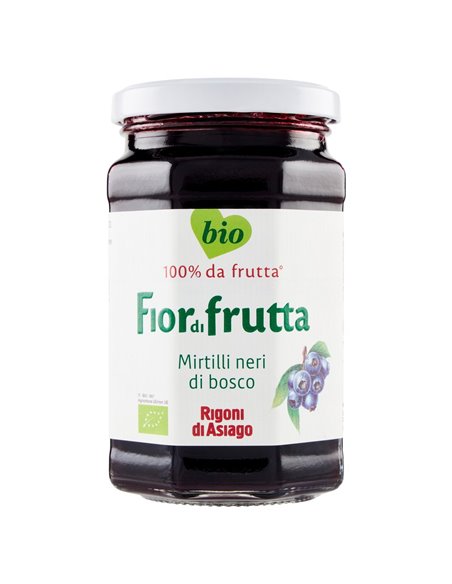 Confettura bio Fior di Frutta mirtilli neri di bosco