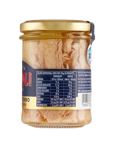 Filetti di tonno in olio di oliva