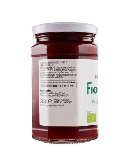Confettura bio Di fragole e fragoline di bosco