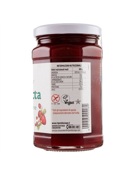 Confettura bio Di fragole e fragoline di bosco