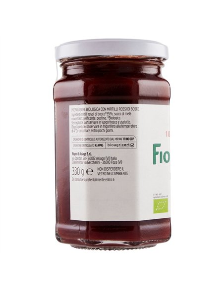 Confettura bio Di mirtilli rossi di bosco