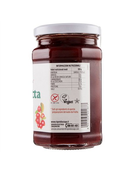 Confettura bio Di mirtilli rossi di bosco