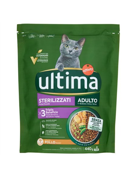 Alimento Per Gatti Sterilizzati Adult Con Pollo