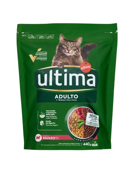 Alimento Per Gatti Adult Con Manzo