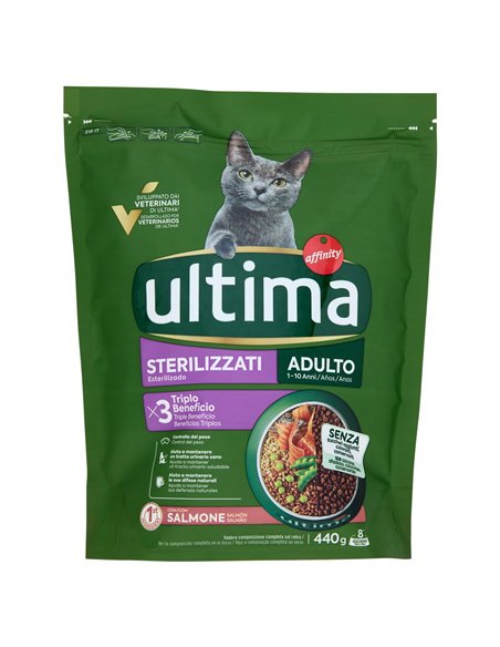Alimento Per Gatti Sterilizzati Adult Con Salmone