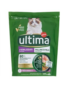 Ailmento Per Gatti Sterilizzati Palline Di Pelo Con Tacchino
