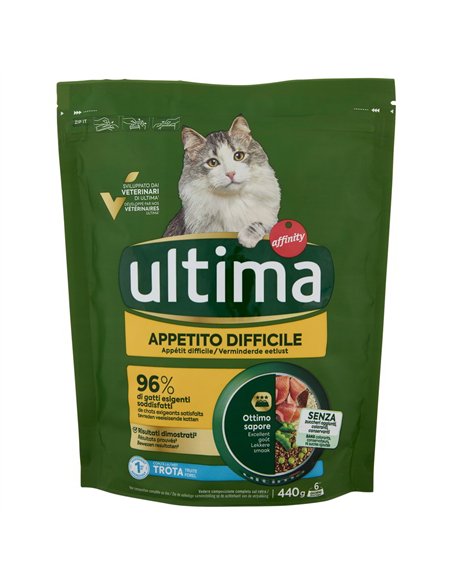 Alimento Per Gatti Appetito Difficile Con Trota