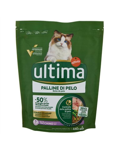 Alimento Per Gatti Palline Di Pelo Con Tacchino