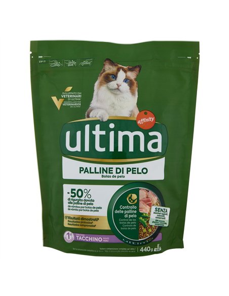 Alimento Per Gatti Palline Di Pelo Con Tacchino