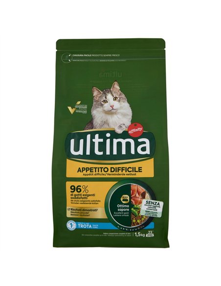 Alimento Per Gatti Appetito Difficile Con Trota