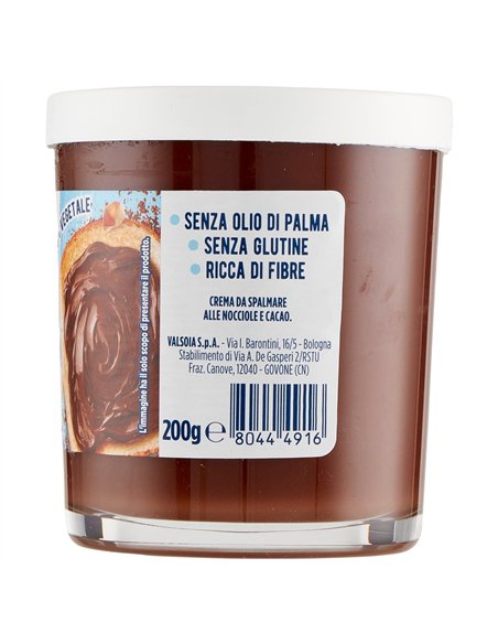 Crema vegetale di nocciole