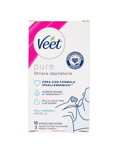 VEET – Strisce depilatorie Per ascelle e zona bikini