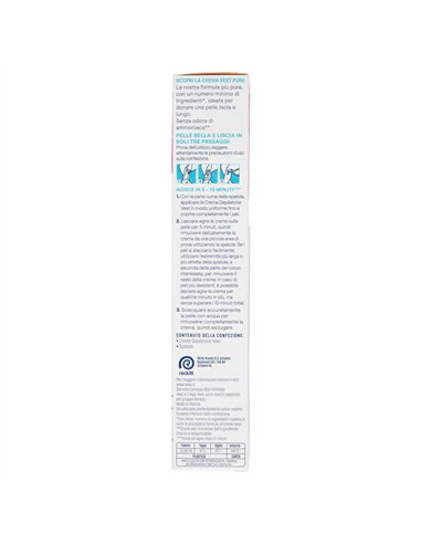VEET – Crema Depilatoria Pelli Sensibili