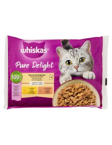 WHISKAS – Tenere Delicatezze Per Gatti Con Pollo, Con Tacchino