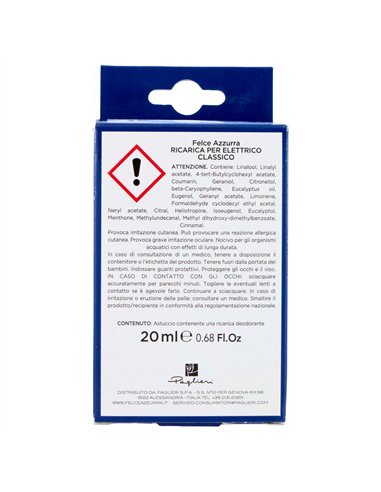 Ricarica diffusore elettrico luminoso