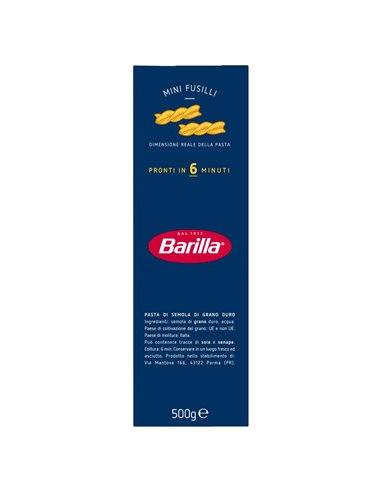 Piccolini Mini Fusilli 500 g