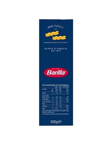 Piccolini Mini Fusilli 500 g
