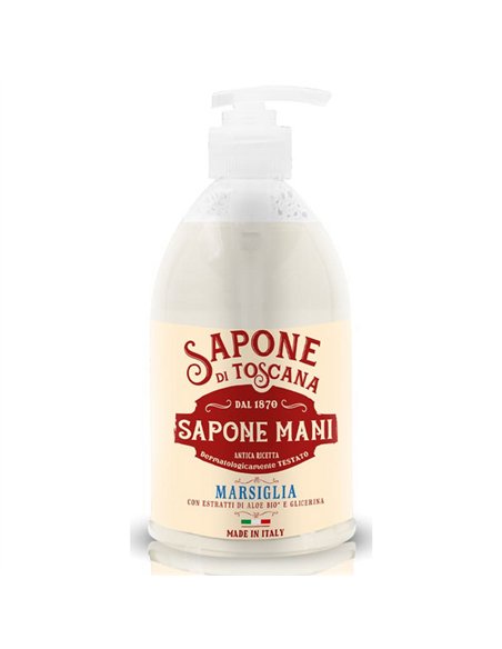 SAPONE LIQUIDO MANI MARSIGLIA CON ESTRATTI DI ALOE BIO E GLICERINA