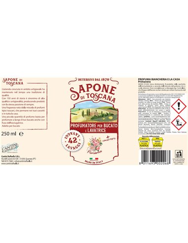 PROFUMATORE PER BUCATO E LAVATRICE PRIMAVERA