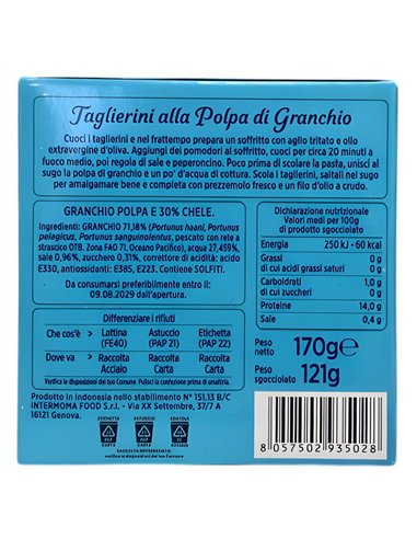 Granchio Polpa E 30% Di Chele