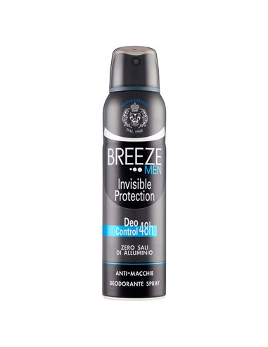 BREEZE – Men Deodorante spray Invisible Protection