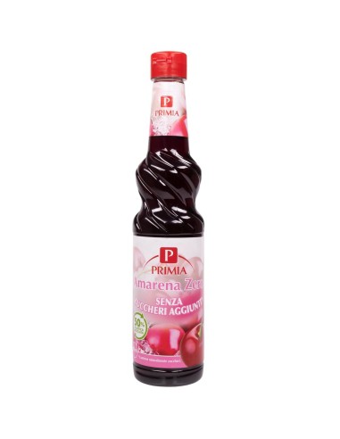 Sciroppo Amarena Zero Primia 500 ml - fronte confezione