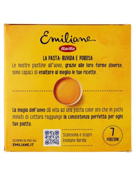 Pasta all'uovo Grattoni 275 g Barilla Emiliane, retro